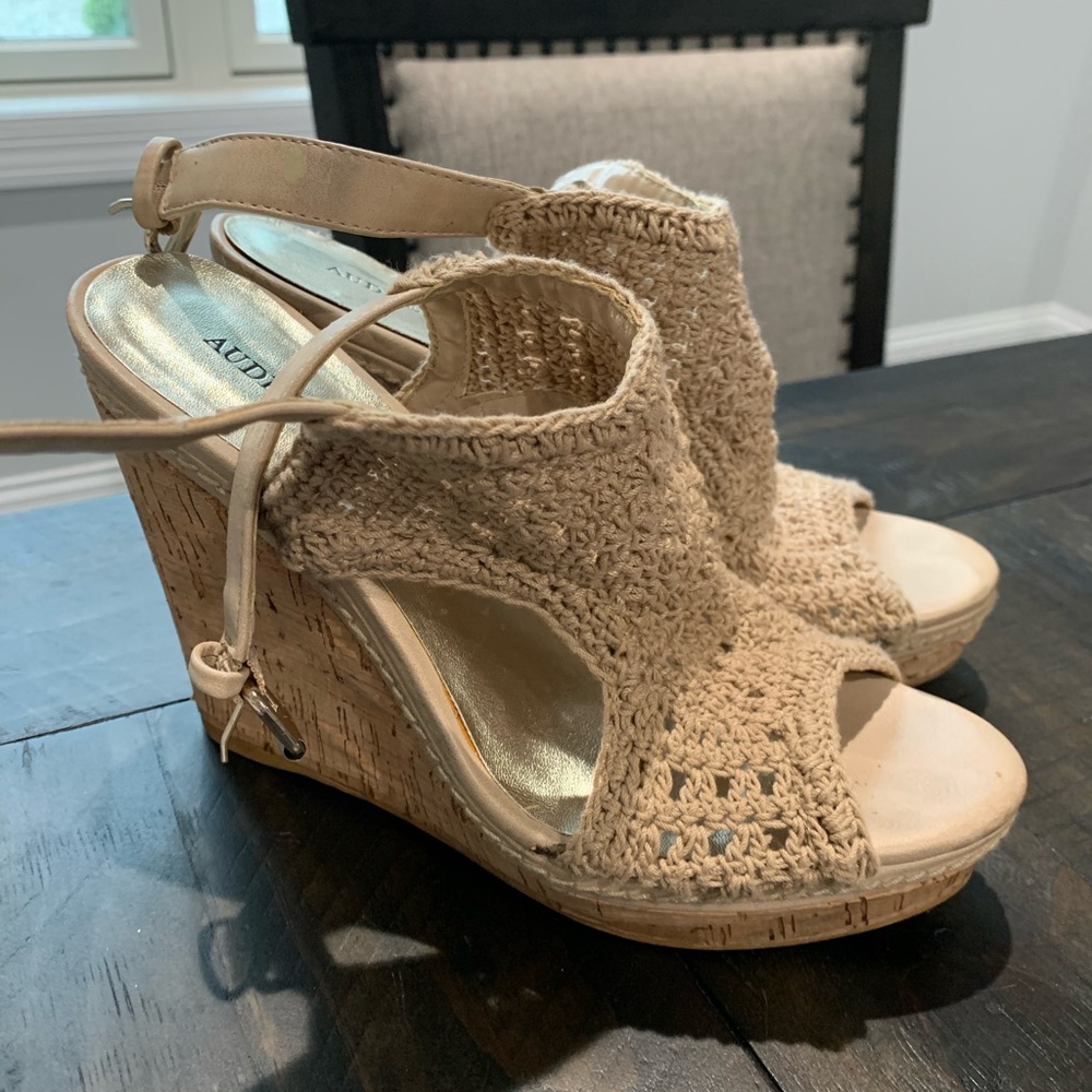 Audrey Brooke Crochet Wedge